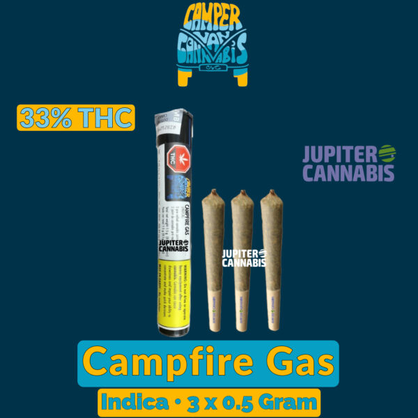Camper Van Campfire Gas Pre Rolls