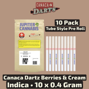 Canaca Dartz Berries & Cream 10 Pack