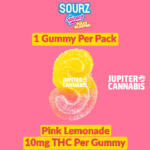 Sourz Sourz Fully Blasted Pink Lemonade Gummy - Jupiter Cannabis Winnipeg