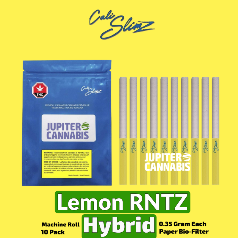Cali Slimz Cali Slimz Lemon RNTZ 10 Pack - Jupiter Cannabis Winnipeg