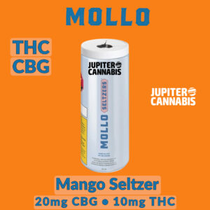 Mollo Mango THC:CBG Seltzer