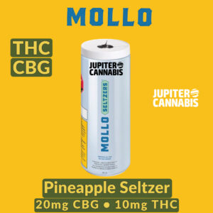 Mollo Pineapple THC:CBG Seltzer