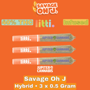 Litti Savage Oh J Infused 3 Pack