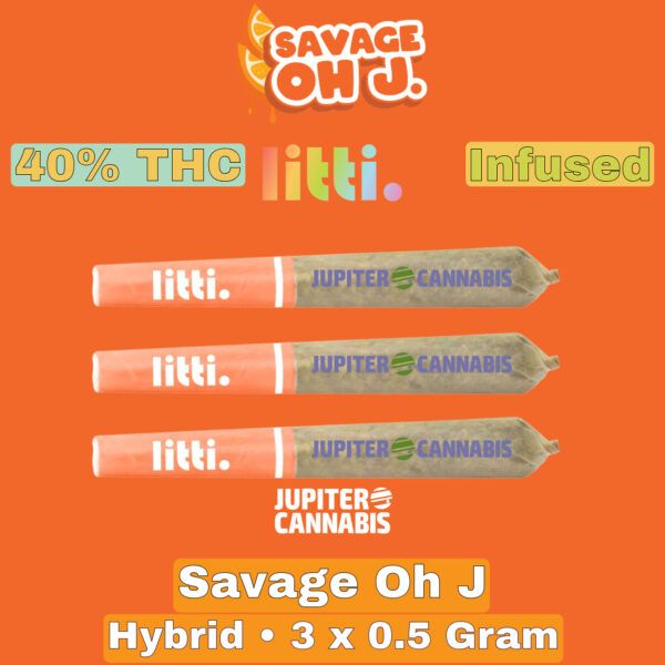 Litti Savage Oh J Infused 3 Pack