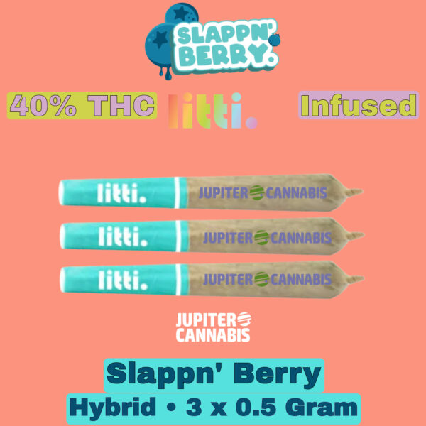 Litti Slappn Berry Infused Joints 3 Pack