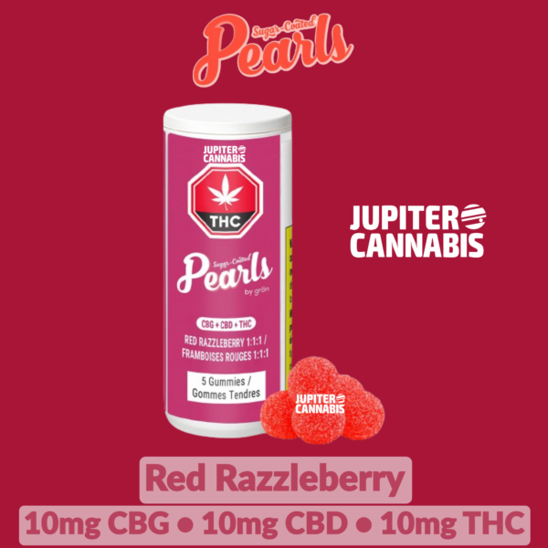 GRÖN Red Razzleberry 1:1:1 CBG:CBD:THC Pearls