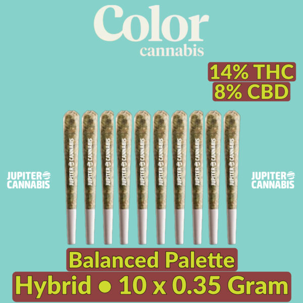 Color Cannabis Balanced Palette 10 Pack