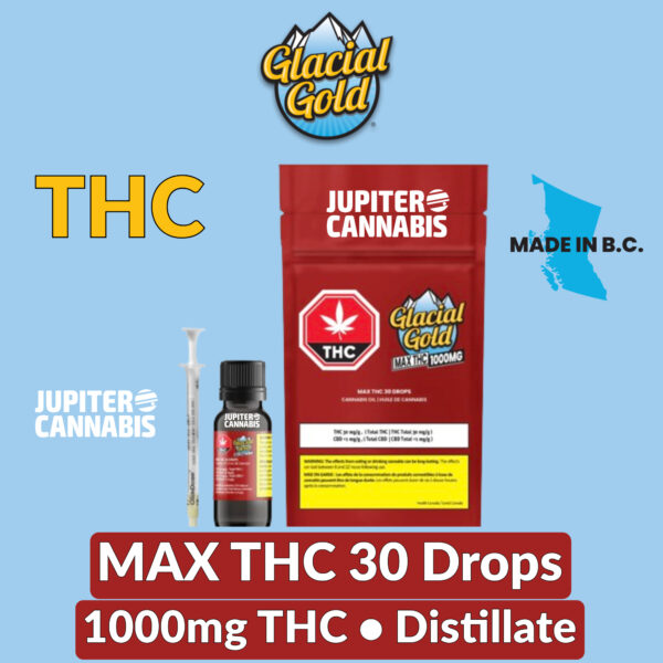 Glacial Gold Max THC 30 Drops