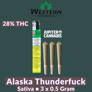 Western Cannabis Alaska Thunderfuck 3 Pack