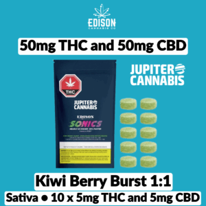 Edison Sonics Kiwi Berry Burst 50mg