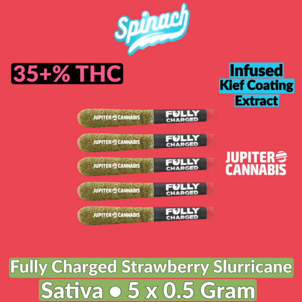 Spinach Fully Charged Strawberry Slurricane