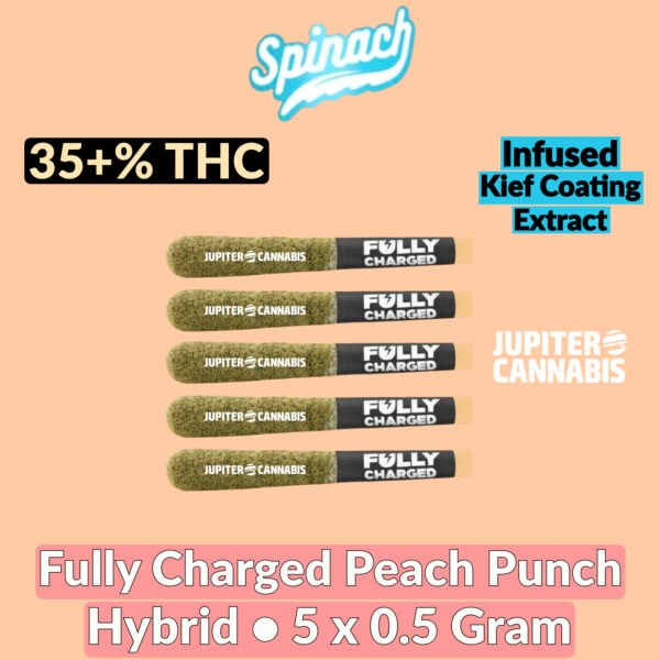 Spinach Fully Charged Peach Punch