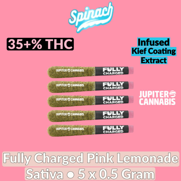 Spinach Fully Charged Pink Lemonade