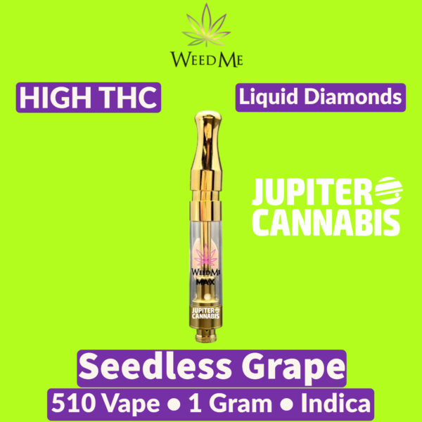 Weed Me Max Seedless Grape Liquid Diamonds Vape