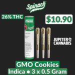 Spinach Spinach GMO Cookies 3 Pack - Jupiter Cannabis Winnipeg