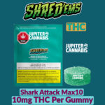 Shred'ems SHRED’ems Shark Attack! MAX10 THC – Sativa - Jupiter Cannabis Winnipeg