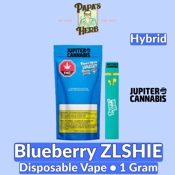 Papa's Herb Blueberry ZLSHIE Disposable Vape