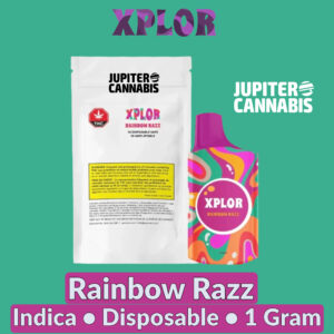 Xplor Rainbow Razz Disposable Vape