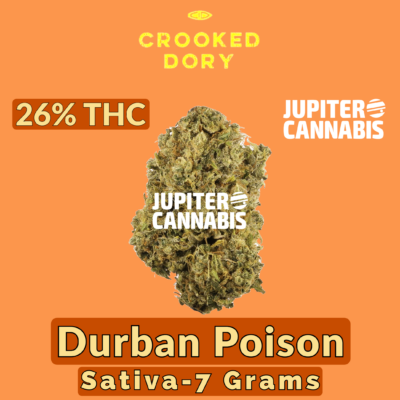 Crooked Dory Crooked Dory Durban Poison 7 Grams - Jupiter Cannabis Winnipeg