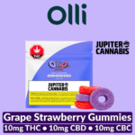 Olli O's Olli O’s Sour Grape & Strawberry THC:CBC:CBD - Jupiter Cannabis Winnipeg