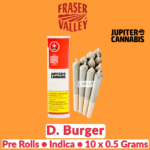Fraser Valley Fraser Valley D. Burger 10 Pack - Jupiter Cannabis Winnipeg