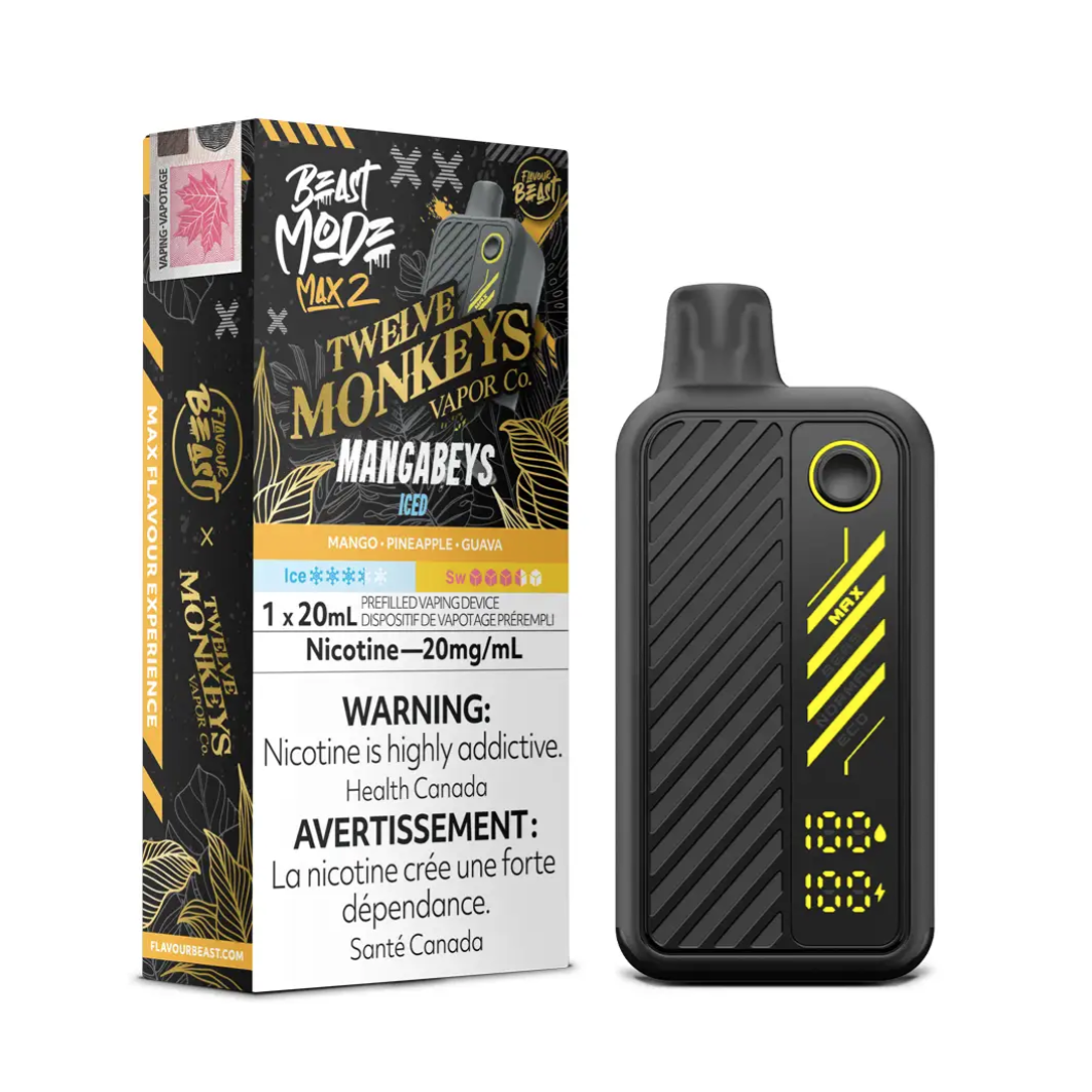 Flavour Beast x Twelve Monkeys Beast Mode Max 2 Mangabeys Iced