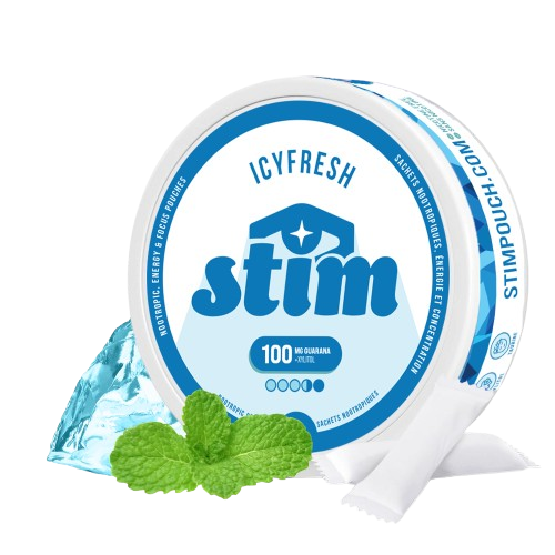 Stim Energy & Focus Cool Mint – 20 Pouches - Jupiter Cannabis Winnipeg
