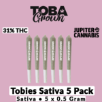 Tobagrown Tobagrown Tobies Sativa 5 Pack - Jupiter Cannabis Winnipeg