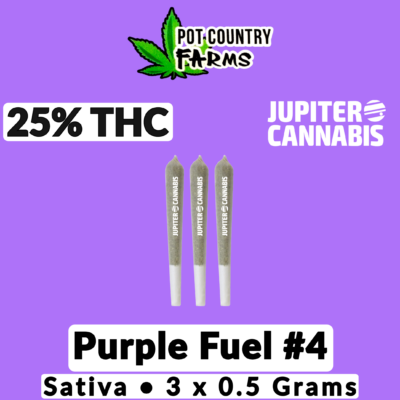 Pot Country Farms Pot Country Farms Purple Fuel #4 3 Pack - Jupiter Cannabis Winnipeg