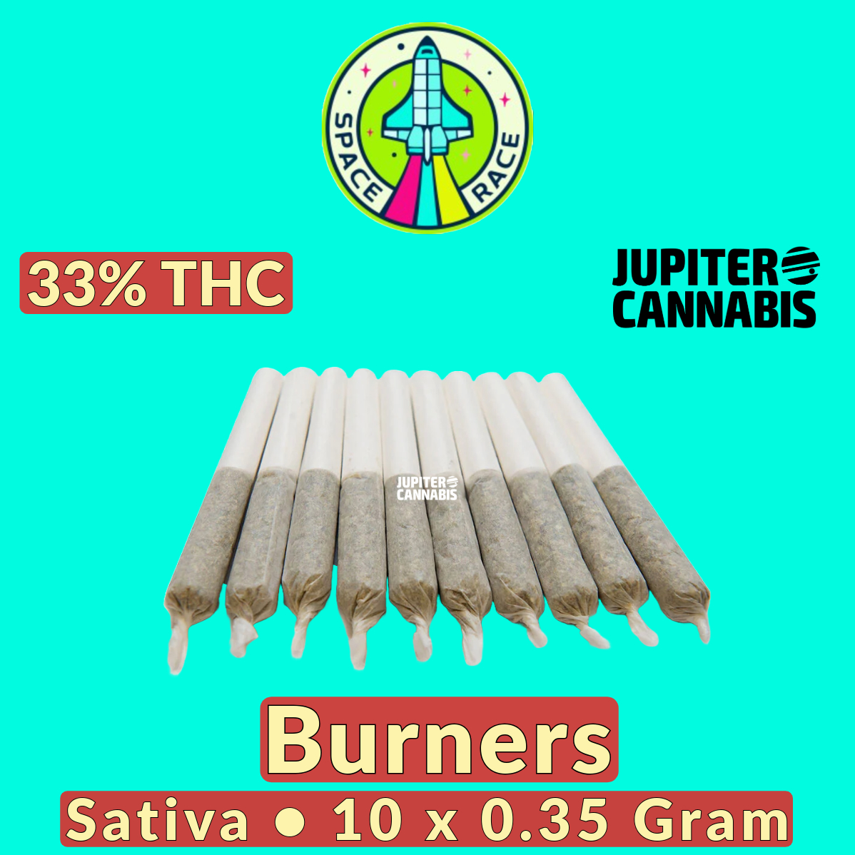 Space Race Burners 10 Pack
