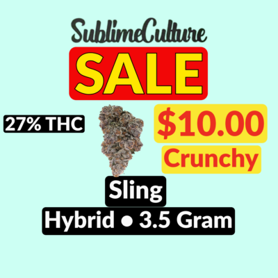 Sublime Culture Sublime Culture Signapore Sling 3.5g - Jupiter Cannabis Winnipeg