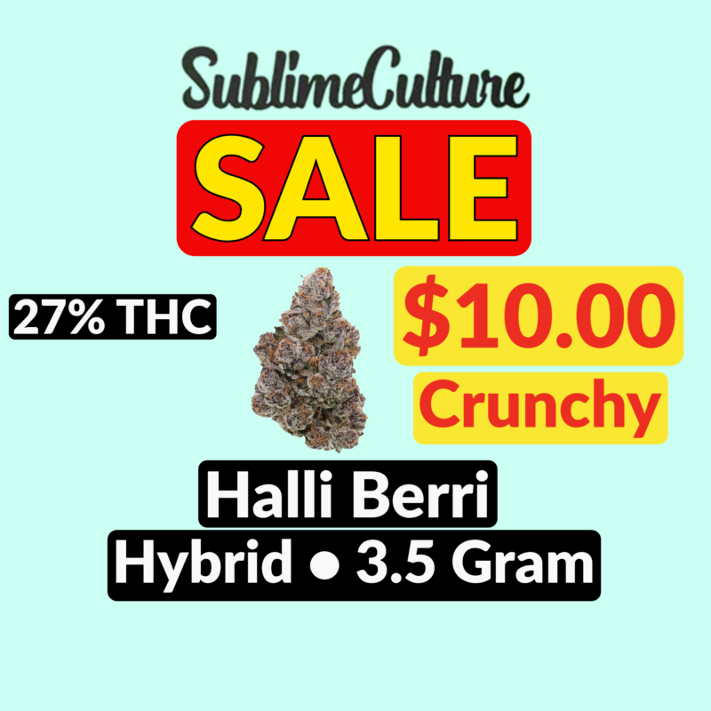 Sublime Culture Halli Berri 3.5g Sublime Culture Halli Berri 3.5g - Jupiter Cannabis Winnipeg
