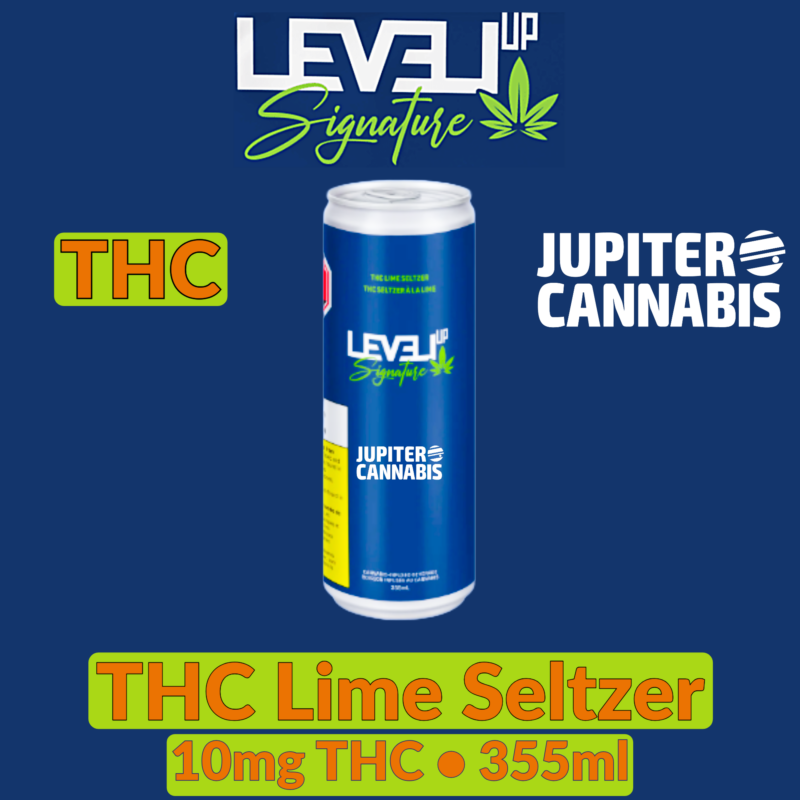 Level Up Signature Level Up Signature THC Lime Seltzer - Jupiter Cannabis Winnipeg