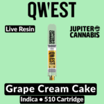 Qwest Qwest Grape Cream Cake Vape - Jupiter Cannabis Winnipeg