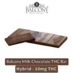 Balcony Balcony Milk Chocolate THC Bar - Jupiter Cannabis Winnipeg