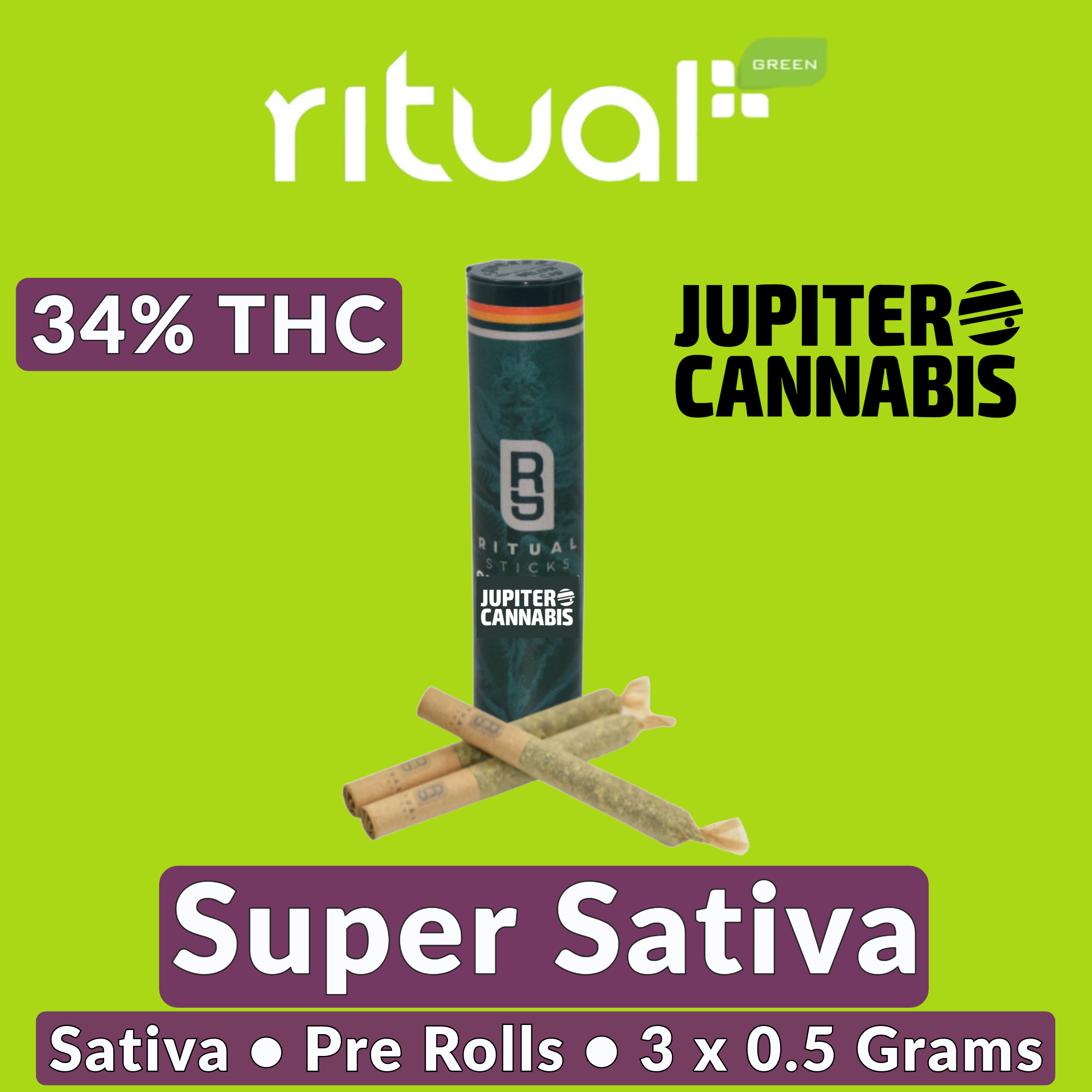 Ritual Super Sativa 3 Pack