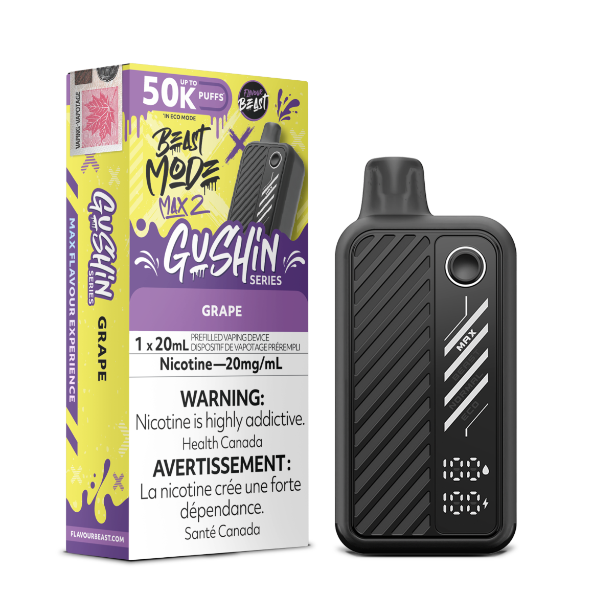 Flavour Beast Beast Mode Max 2 Disposable - Gushin' Grape