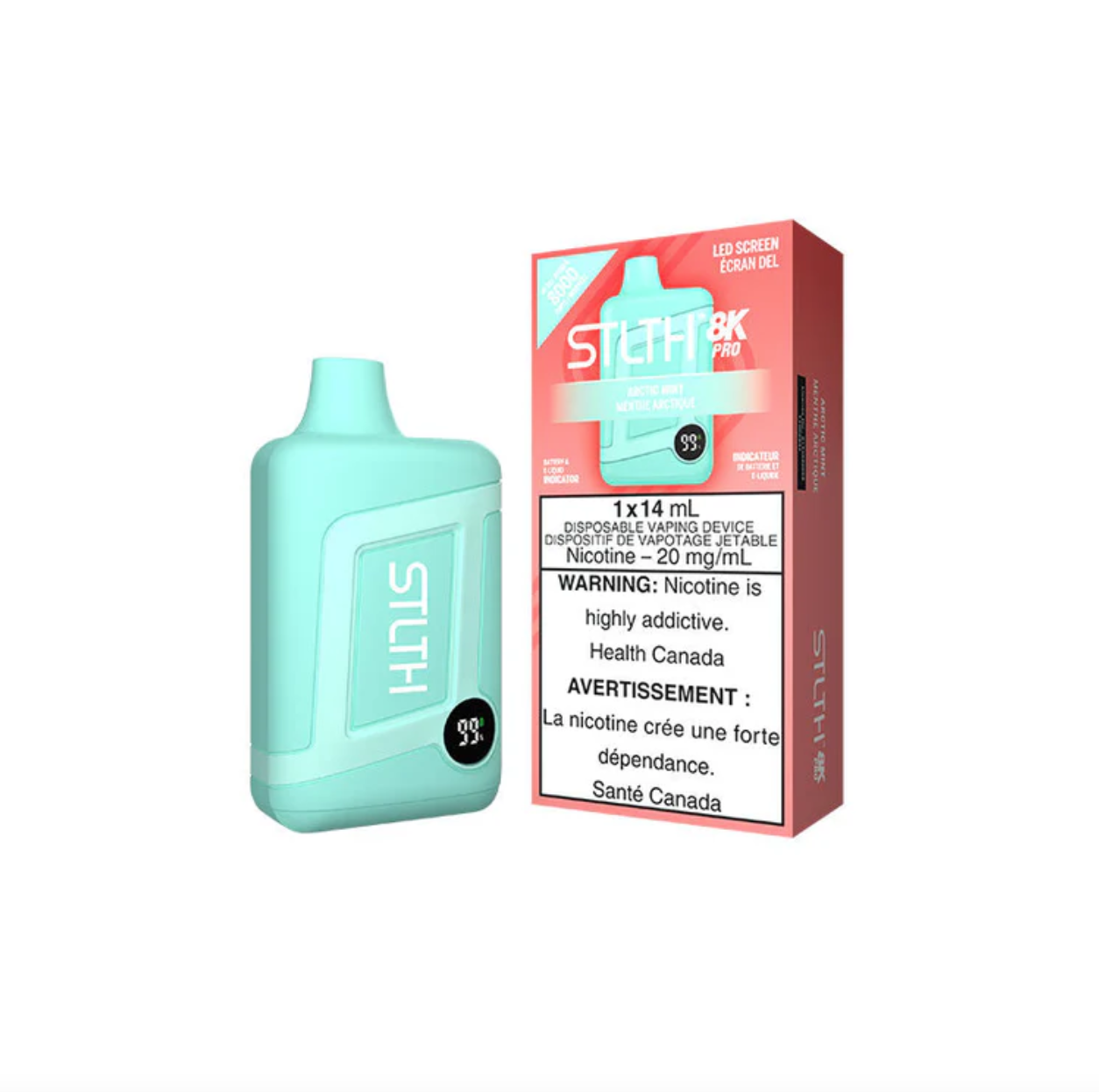 STLTH 8K Pro Disposable Arctic Mint