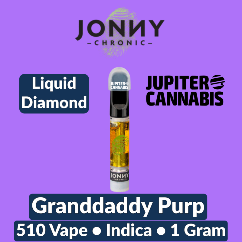 Jonny Chronic Jonny Chronic Granddaddy Purp Liquid Diamond Vape - Jupiter Cannabis Winnipeg