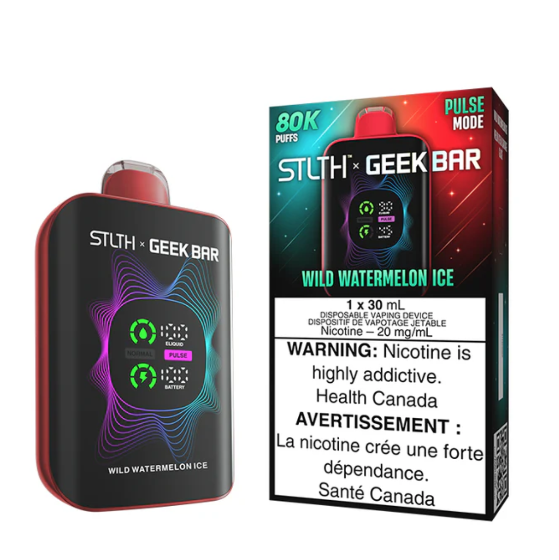 Stlth X Geek Bar Disposable – Wild Watermelon Ice