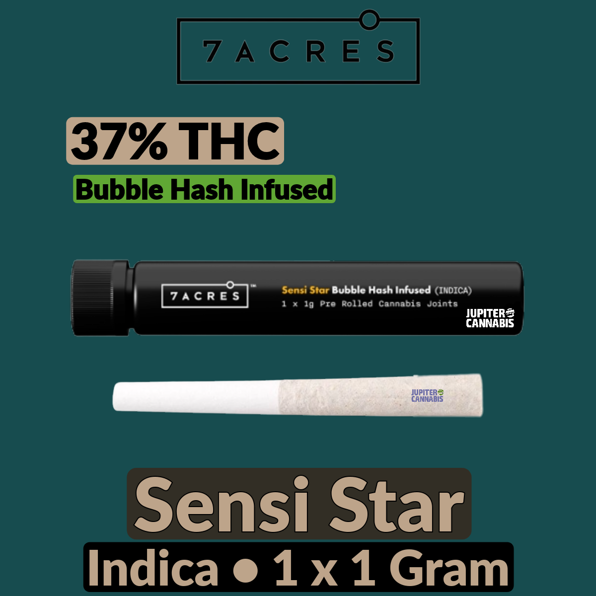 7Acres Sensi Star Bubble Hash Infused Joint