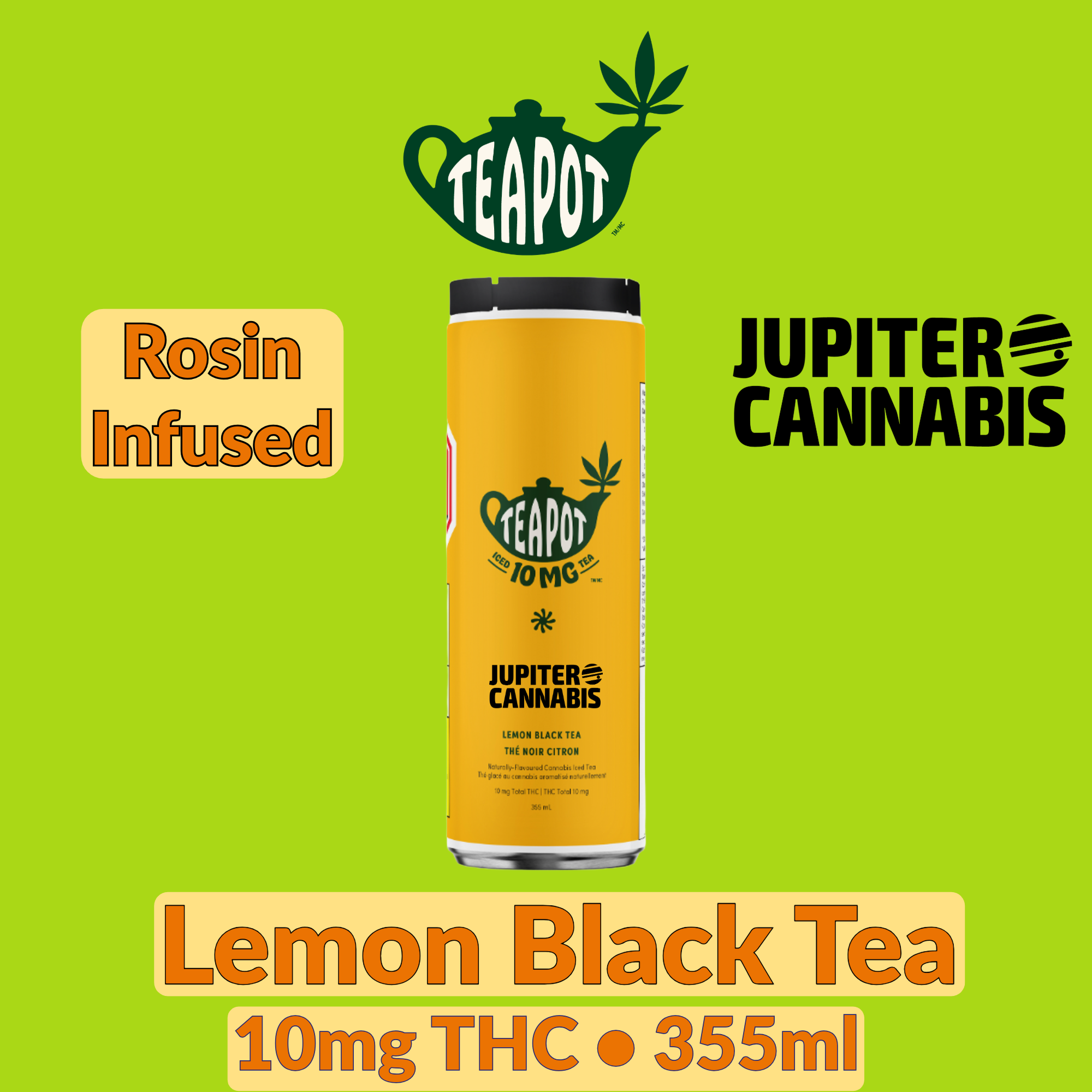 Teapot Rosin Infused Lemon Black Tea