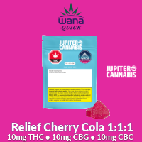 Wana Quick Relief Cherry Cola Gummies