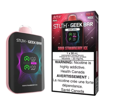 STLTH X Geek Bar 80k - Sour Strawberry Ice 20MG