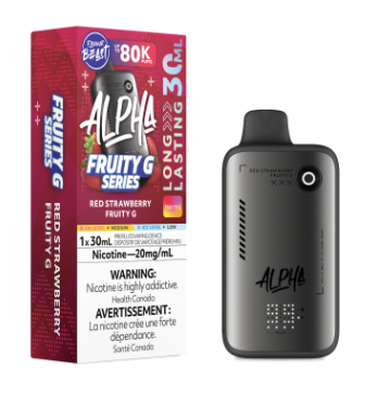 Flavour Beast Alpha – Red Strawberry Fruity G 20MG - Jupiter Cannabis Winnipeg