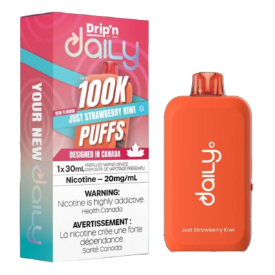 Drip’N Daily 100k – Just Strawberry Kiwi 20MG - Jupiter Cannabis Winnipeg