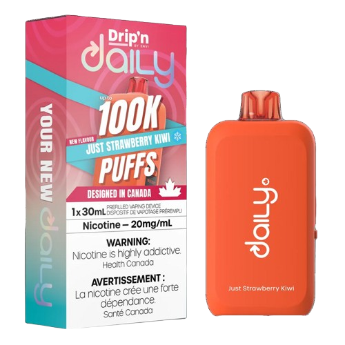 Drip’N Daily 100k – Just Strawberry Kiwi 20MG - Jupiter Cannabis Winnipeg