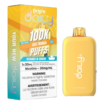 Drip’N Daily 100k – Just Mango 20MG - Jupiter Cannabis Winnipeg