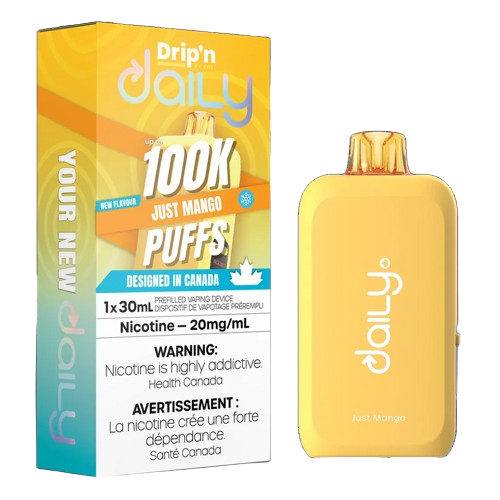 Drip’N Daily 100k – Just Mango 20MG - Jupiter Cannabis Winnipeg