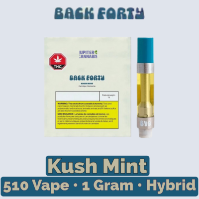 Back Forty Back Forty Kush Mint 1g Vape - Jupiter Cannabis Winnipeg